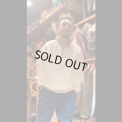 画像8: Sugar & Co. Bleach Drop Sweat シュガーアンドカンパニー  team sweat (ハーフジップスウェット）ホワイト