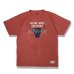 画像1: Sugar & Co. Bleach Drop Sweat シュガーアンドカンパニー dorop tee  ドロップTシャツ　CHICAGO F.RED (1)