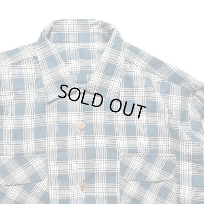 画像2: Sugar&Co  シュガーアンドコー　check board shirt チェックボードシャツ　ブルー