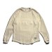 画像1: Sugar & Co. BOX  Sweat シュガーアンドカンパニー drop thermal ドロップサーマル  WHITE (1)