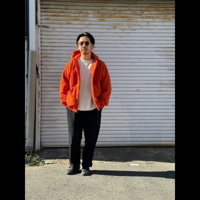 画像7: Sugar & Co.  シュガーアンドカンパニー storm fleece baja foodie  　ORANGE