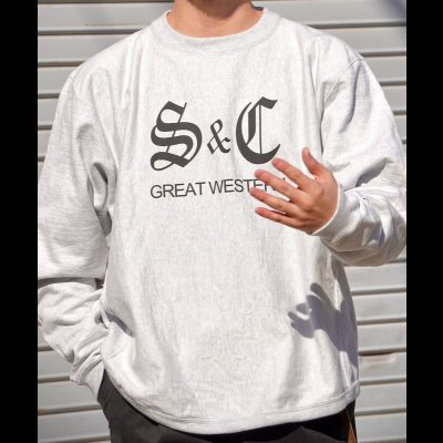 画像12: Sugar & Co.  Drop Sweat シュガーアンドカンパニー  　reverse sweat　ブラック    H.ホワイト