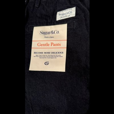 画像8: Sugar & Co.シュガーアンドカンパニー gentle pants INDIGO DENIM