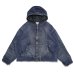 画像3: Sugar&Co   (シュガーアンドコー）Denim Windproof Hoodie  (worker's  wash) (3)