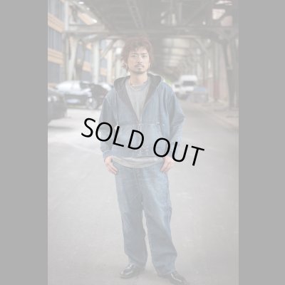 画像9: Sugar&Co   (シュガーアンドコー）Denim Windproof Hoodie  (worker's  wash)