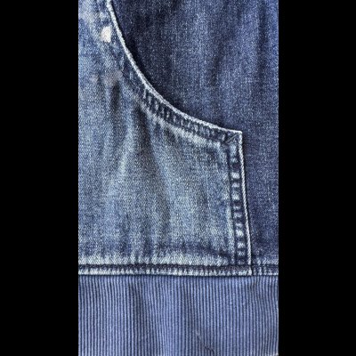 画像6: Sugar&Co   (シュガーアンドコー）Denim Windproof Hoodie  (worker's  wash)