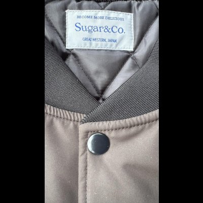 画像5: Sugar&Co   (シュガーアンドコー）Sugar varsity jacket  スタジアムジャケット　　BROWN