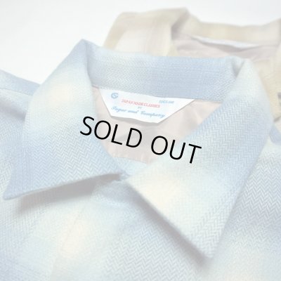 画像1: Sugar&Co   (シュガーアンドコー）BOX Shirt　BLUE/KHAKI