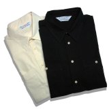Sugar&Co   (シュガーアンドコー）cotton/silk  dress shirt     ホワイト/ブラック