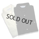Sugar&Co   (シュガーアンドコー）cotton/silk  dress shirt     ホワイト/ブラック