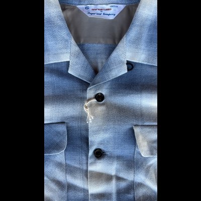 画像4: Sugar&Co   (シュガーアンドコー）BOX Shirt　BLUE/KHAKI