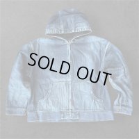 Sugar&Co   (シュガーアンドコー）Denim Windproof Hoodie  (worker's  wash)