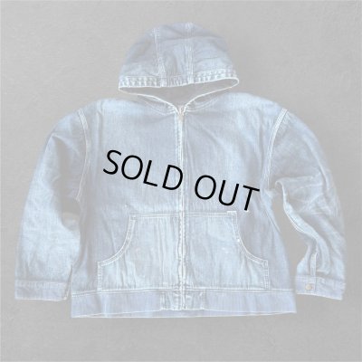 画像1: Sugar&Co   (シュガーアンドコー）Denim Windproof Hoodie  (worker's  wash)