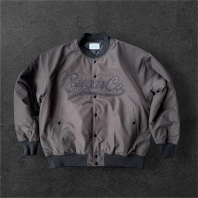 画像1: Sugar&Co   (シュガーアンドコー）Sugar varsity jacket  スタジアムジャケット　　BROWN