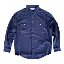 他の写真1: Sugar&Co   (シュガーアンドコー）cotton/silk  dress shirt     ネイビー