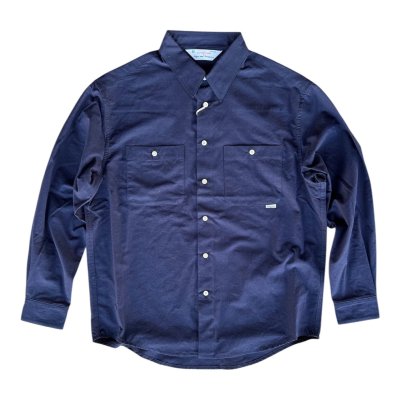 画像2: Sugar&Co   (シュガーアンドコー）cotton/silk  dress shirt     ネイビー