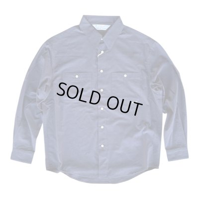 画像2: Sugar&Co   (シュガーアンドコー）cotton/silk  dress shirt     ネイビー
