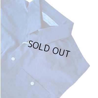 画像1: Sugar&Co   (シュガーアンドコー）cotton/silk  dress shirt     ネイビー