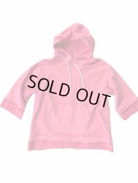 CAL O LINE CUT OFF SWEAT キャルオーライン　カットオフフードスウェット　レッド