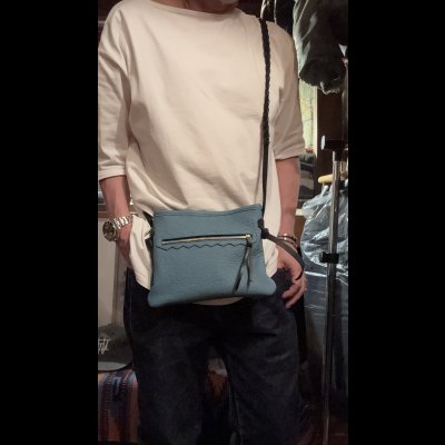 画像10: ITUAIS(イトゥアイス）Teleferico pouch  サコッシュ　　Taurillon Lagun (トリオンラグーン）