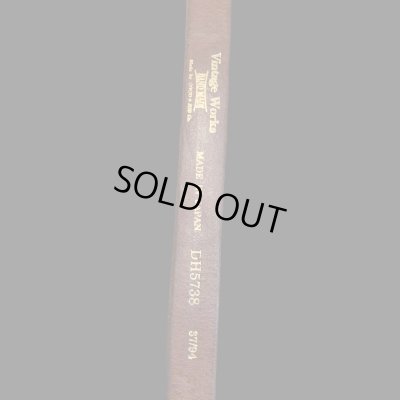 画像7: VintageWorks ヴィンテージワークス　ウエスタンベルト　ＢＬＡＣＫ茶芯