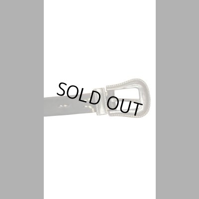 画像3: VintageWorks ヴィンテージワークス　ウエスタンベルト　茶芯　ＢＬＡＣＫ