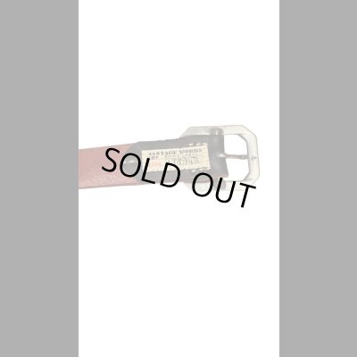 画像6: VintageWorks ヴィンテージワークス　8角バックルコンチョベルト　茶芯　ＢＬＡＣＫ