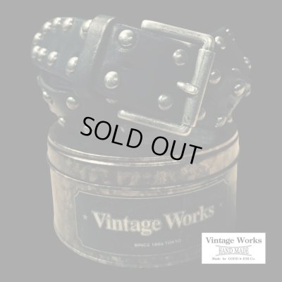 画像1: VintageWorks ヴィンテージワークス　ＢＥＬＴ　スタッズベルト　INK BLUE
