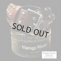 VintageWorks ヴィンテージワークス　ＢＥＬＴ　スタッズベルト　KHAKI