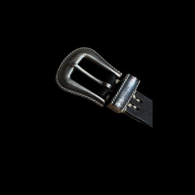 画像2: VintageWorks ヴィンテージワークス　ウエスタンベルト　コンチョ　ＢＬＡＣＫ