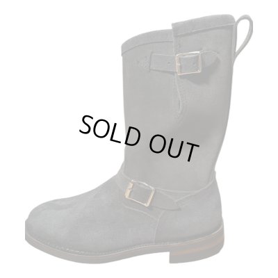 画像9: MAKERSメイカーズ　HORSE ENGINEER　Black Suedo　　６６別注