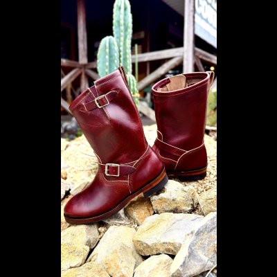 画像10: MAKERSメイカーズ phillip66 30周年記念　HORSE　ENGINEER　Black ・Burgundy　　６６別注