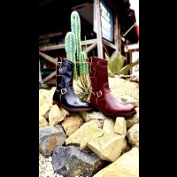 MAKERSメイカーズ phillip66 30周年記念　HORSE　ENGINEER　Black ・Burgundy　　６６別注
