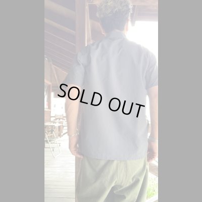 画像7: MOSSIR モシール  John ジョン サプレックスナイロン アロハシャツ Charcoal チャコール