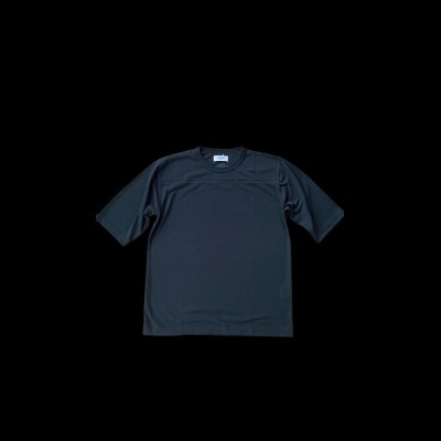 画像1: MOSSIR/モシールFootball Tee”Thomas”フットボールティーシャツ”トーマス ブラック