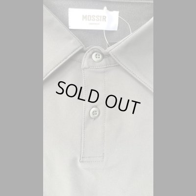 画像3: MOSSIR モシール Harry ハリー　アルパインクロス（ブラック）ポロシャツ