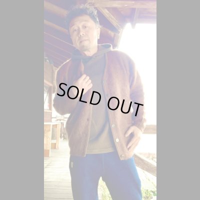 画像7: CUSHMANクッシュマン シャツ  MOHAIR CARDIGAN モヘアカーディガン BROWNブラウン