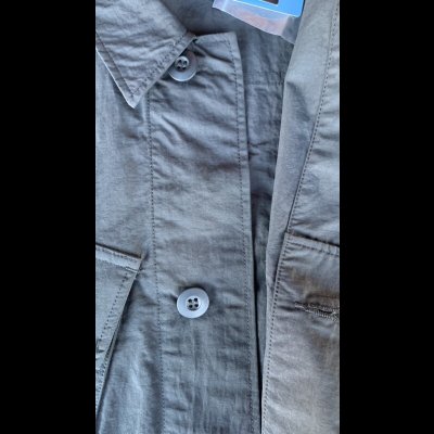 画像4: MOSSIR モシール Selva セルバ サプレックスナイロン ファティーグシャツ BLACK ブラック