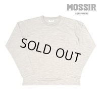 MOSSIR モシール   Den ロングスリーブポケットTEE  LIGHT GRAY