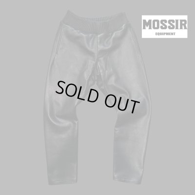 画像1: FINE CREEK  MOSSIR  LENDER　レンダー　ウォッシャブルレザー　　BLACK