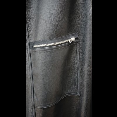 画像15: ２０２５AW　ご予約商品　FINE CREEK  MOSSIR  ALBERT　ウォッシャブルレザーレザーつなぎ　　BLACK