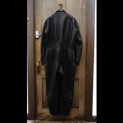 画像3: ２０２５AW　ご予約商品　FINE CREEK  MOSSIR  ALBERT　ウォッシャブルレザーレザーつなぎ　　BLACK