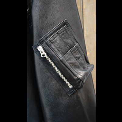 画像12: ２０２５AW　ご予約商品　FINE CREEK  MOSSIR  ALBERT　ウォッシャブルレザーレザーつなぎ　　BLACK