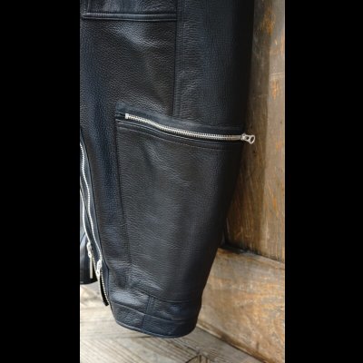 画像7: ２０２５AW　ご予約商品　FINE CREEK  MOSSIR  ALBERT　ウォッシャブルレザーレザーつなぎ　　BLACK