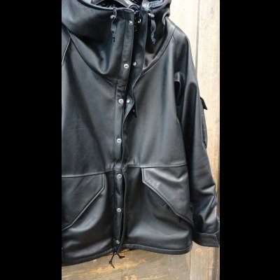 画像4: ２０２５AW　ご予約商品　FINE CREEK  MOSSIR  MARTIAL　ウォータープルーフレザー撥水レザー　　BLACK