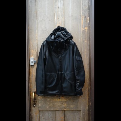 画像2: ２０２５AW　ご予約商品　FINE CREEK  MOSSIR  MARTIAL　ウォータープルーフレザー撥水レザー　　BLACK