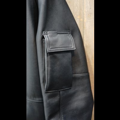 画像7: ２０２５AW　ご予約商品　FINE CREEK  MOSSIR  MARTIAL　ウォータープルーフレザー撥水レザー　　BLACK