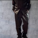 FINE CREEK  MOSSIR  OPEN DAY　ウォッシャブルレザーパンツ　　BLACK