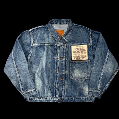 画像2: FULL COUNT フルカウント　S2107SSHW　WWII　Model Denim Jacket  11.5oz ファーストタイプデニムジャケット