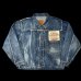 画像2: FULL COUNT フルカウント　S2107SSHW　WWII　Model Denim Jacket  11.5oz ファーストタイプデニムジャケット (2)